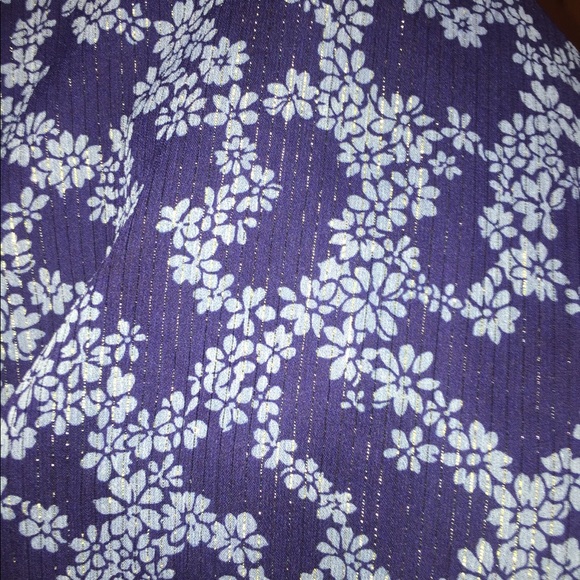 MICHAEL KORS navy BLUE sparkly long sleeve DRESS - Picture 8 of 8